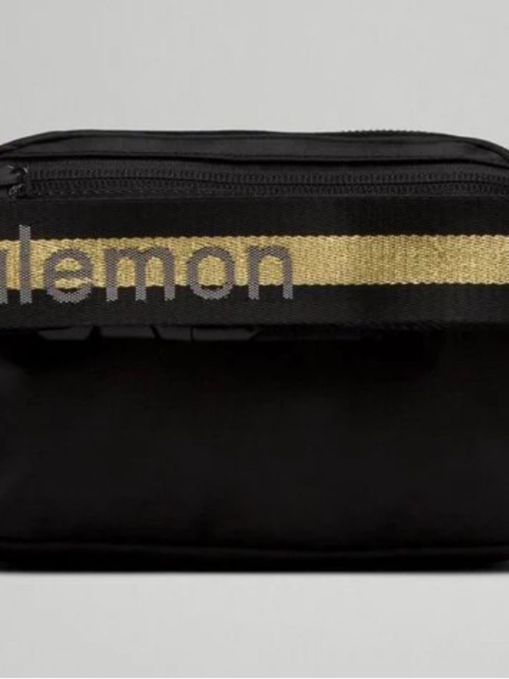 lululemon athletica Black and Gold Logo Waist Pack - Picture 2 of 3